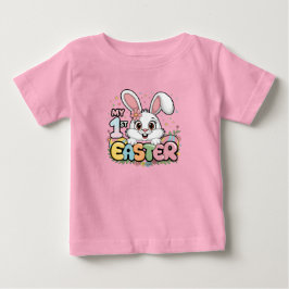 Camiseta Para Bebê Minha Primeira Páscoa