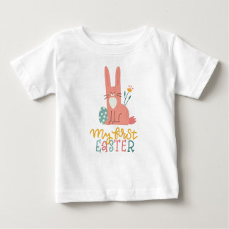 Camiseta Para Bebê Minha primeira Páscoa