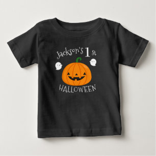 Camiseta Para Bebê Minha Pumpkin Fantasma 1rua de Halloween Personali