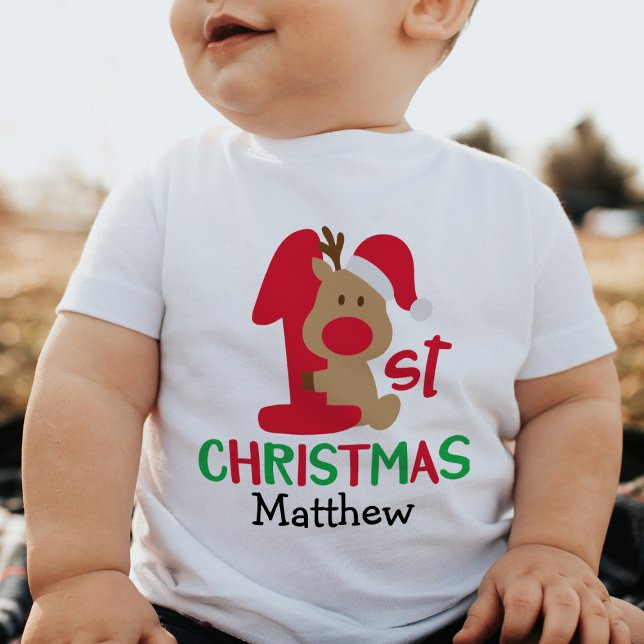 Camiseta Para Bebê Minha rua de Natal Personalizada Filhinha T-Shirt (Criador carregado)