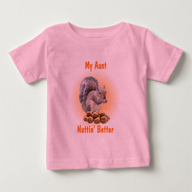 Camiseta Para Bebê Minha tia (Frente)