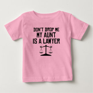 Camiseta Para Bebê Minha Tia É Advogada