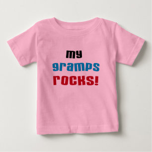 Camiseta Para Bebê Minha vovó Rocks T-shirts e presentes