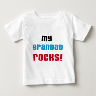 Camiseta Para Bebê Minha vovó Rocks T-shirts e presentes