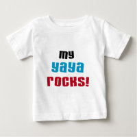Minha Yaya Rocks T shirts e presentes