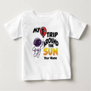 Camiseta Para Bebê Minhas 1ruas Percorrendo O Sol