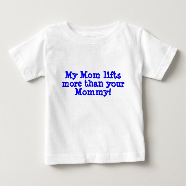 Camiseta Para Bebê Minhas mamães… (Frente)