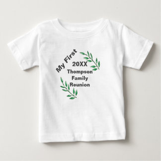 Camiseta Para Bebê Minhas Primeiras Ramificações de Árvore de Reunião