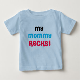Camiseta Para Bebê Minhas rochas das mamães