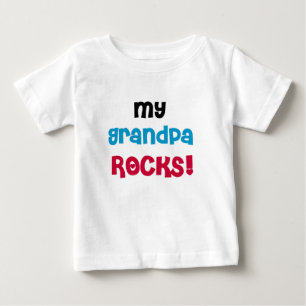 Camiseta Para Bebê Minhas rochas do vovô
