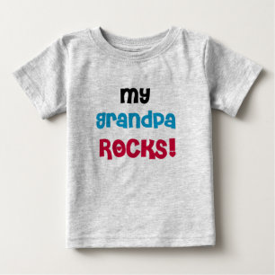 Camiseta Para Bebê Minhas rochas do vovô