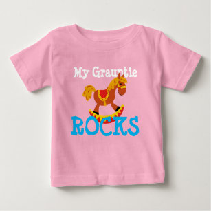 Camiseta Para Bebê "Minhas Rochas Grauntie!" Baby T-Shirt