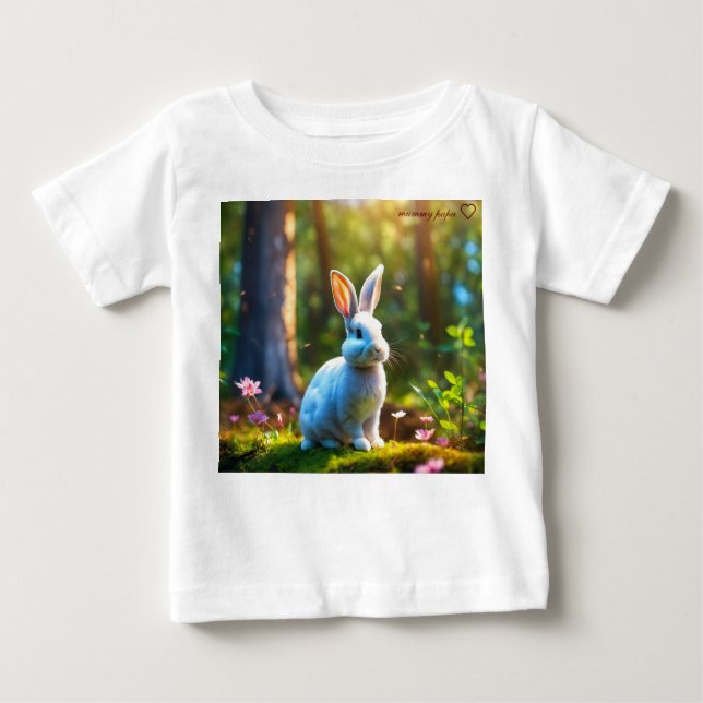 Camiseta Para Bebê Mini Cabeça (Camisa De Bebê) (Frente)
