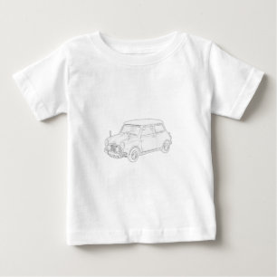 Camiseta Para Bebê Mini Cooper