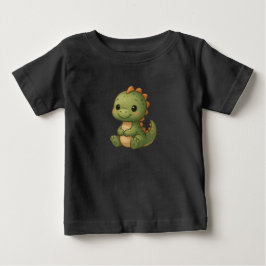 Camiseta Para Bebê mini dinossauro