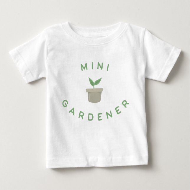 Camiseta Para Bebê Mini Gardener Toddler Shirt (Frente)