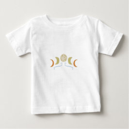 Camiseta Para Bebê Mini lua