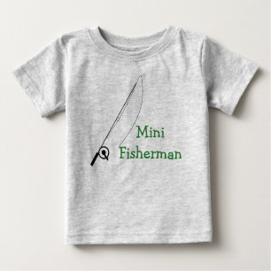 Camiseta Para Bebê Mini Pescador - Roupa