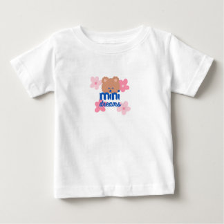 Camiseta Para Bebê mini sonhos