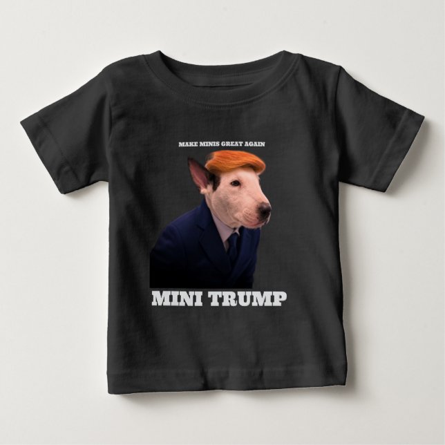 CAMISETA PARA BEBÊ MINI TRUMP (Frente)