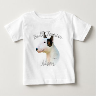 Camiseta Para Bebê Miniatura Bull Terrier Mãe 2