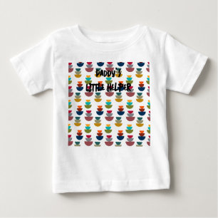 Camiseta Para Bebê Minimalismo moderno do brilho do século médio
