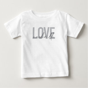 Camiseta Para Bebê Mínimo, simples, moderno, legal design Love Nashvi
