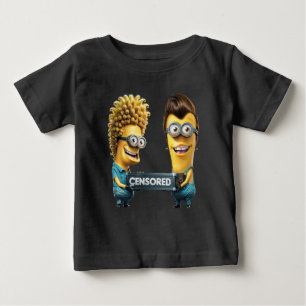 Camiseta Para Bebê Miniões Hooligans