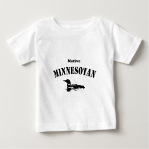 Camiseta Para Bebê Minnesotano nativo