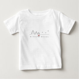 Camiseta Para Bebê Minty & Merry minimalist
