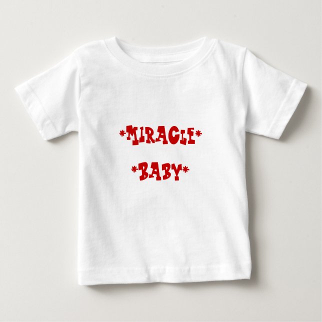 Camiseta Para Bebê *Miracle ** Baby* (Frente)