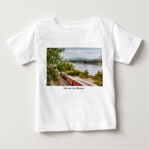 Camiseta Para Bebê Missouri Capitol View Baby T-Shirt
