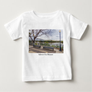 Camiseta Para Bebê Missouri River View Baby T-Shirt