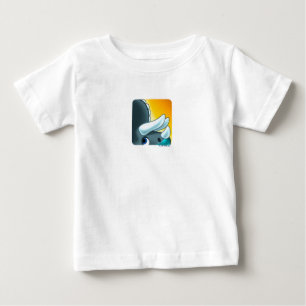 Camiseta Para Bebê MISTÉRIO HORNED DINOSAUR de Jeff Willis Art