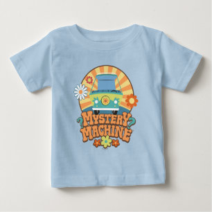 Camiseta Para Bebê Mistério Máquina Van Floral Gráfico