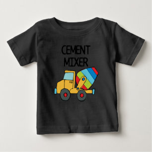 Camiseta Para Bebê Misturador de cimento