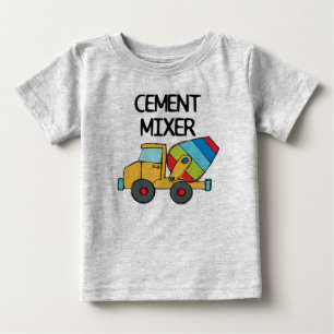 Camiseta Para Bebê Misturador de Cimentos