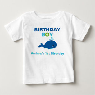 Camiseta Para Bebê Miúdo do bebê da criança do t-shirt do anivers
