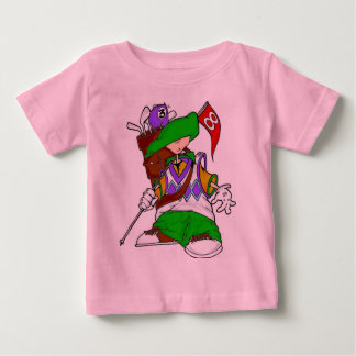 Camiseta Para Bebê Miúdo do jogador de golfe