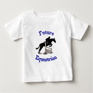 Camiseta Para Bebê Miúdo equestre futuro