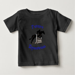 Camiseta Para Bebê Miúdo equestre futuro