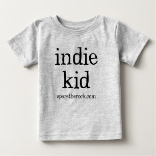 Camiseta Para Bebê Miúdo Indie