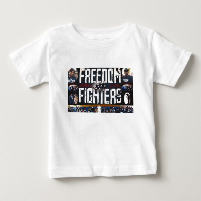 Camiseta Para Bebê miúdos 2 dos lutadores da liberdade (Frente)