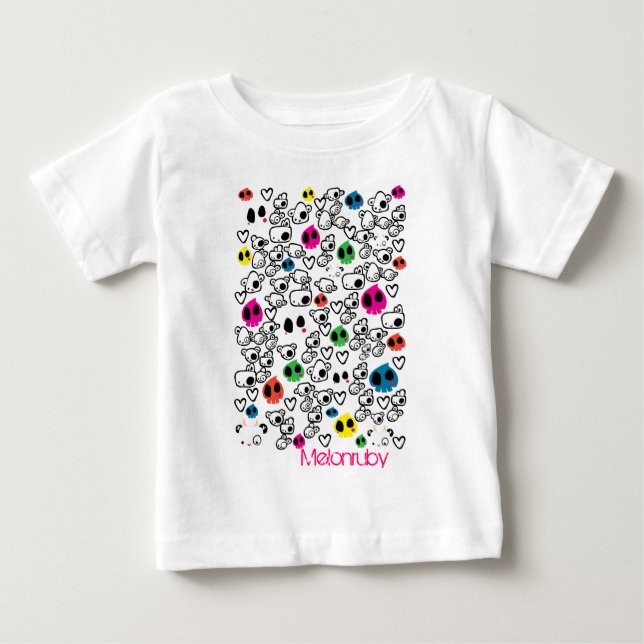 Camiseta Para Bebê Miúdos de Melonruby (Frente)