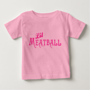 Camiseta Para Bebê Miúdos do Meatball de Lil