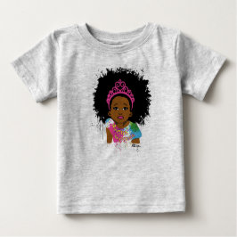 Camiseta Para Bebê Mocha Princess