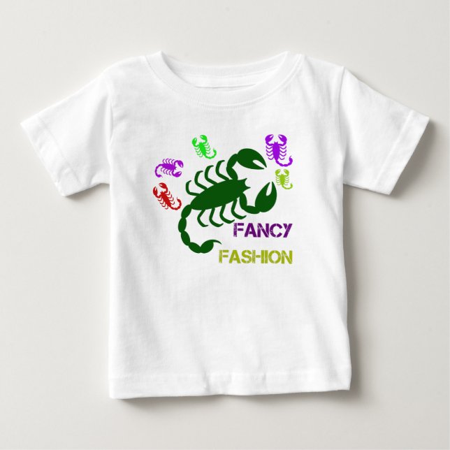 Camiseta Para Bebê Moda do rico (Frente)