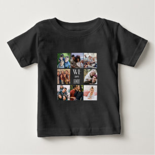Camiseta Para Bebê Modelo de Foto Personalizado "Somos Família"
