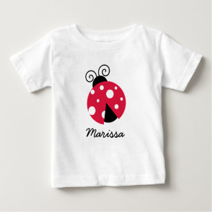 Camiseta Para Bebê Modelos Personalizados Ladybug