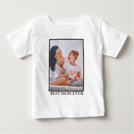 Camiseta Para Bebê Modern vibrant color mother photo art